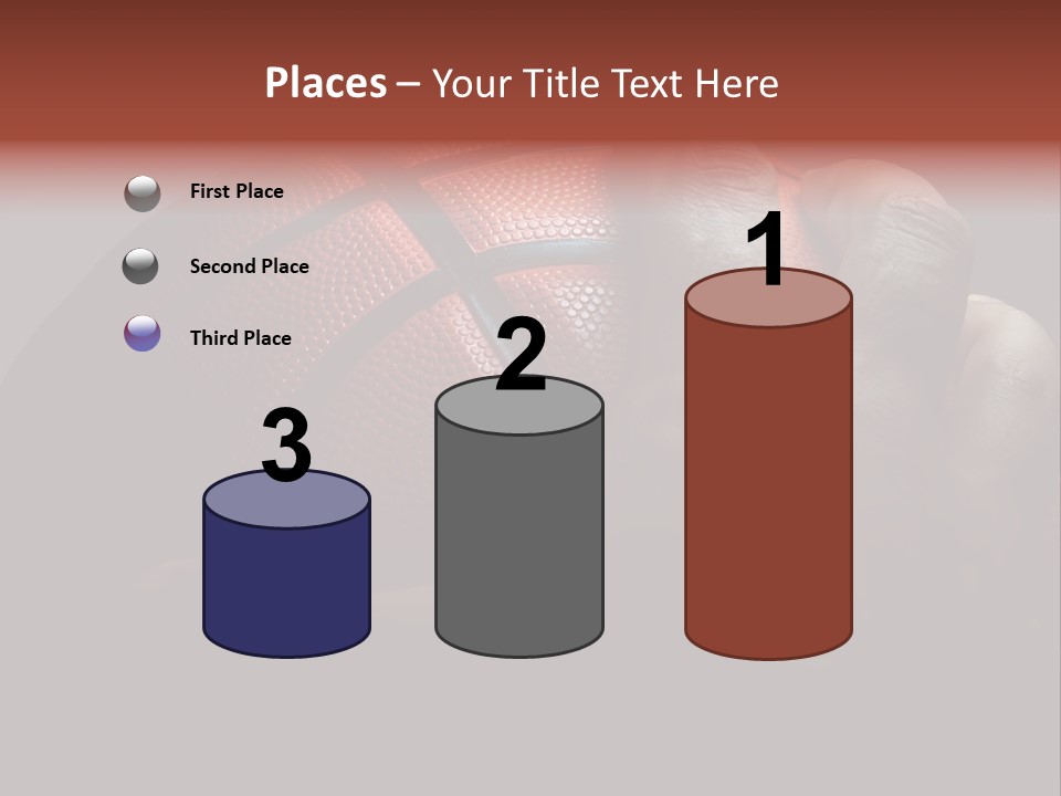 A Person Holding A Basketball In Their Hand PowerPoint Template