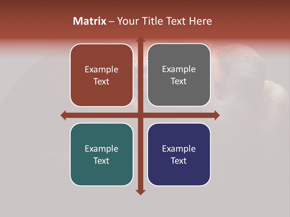 A Person Holding A Basketball In Their Hand PowerPoint Template