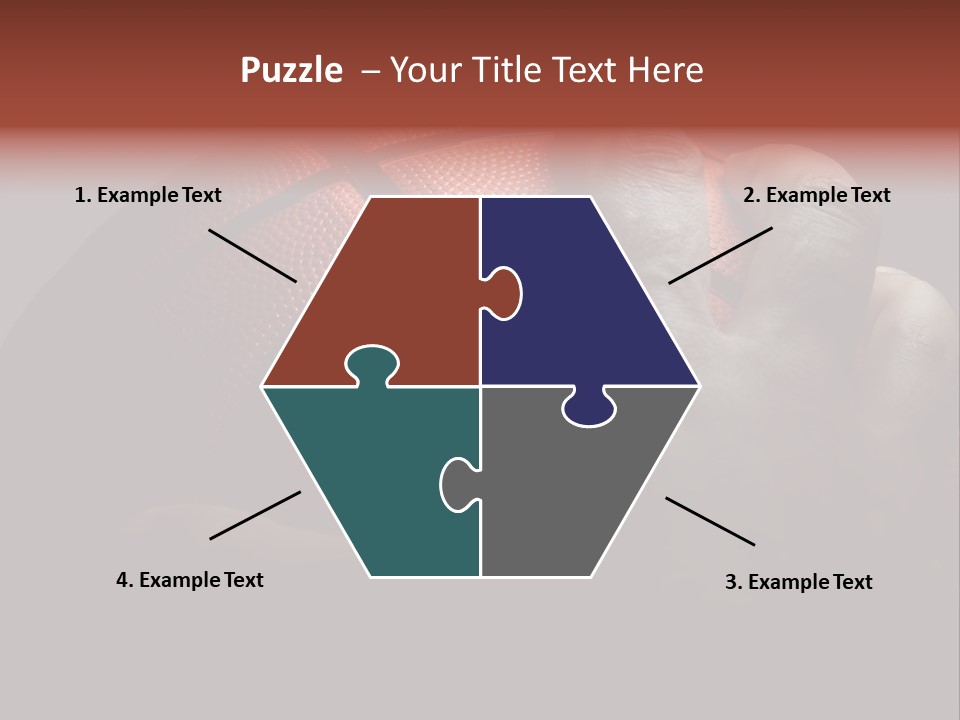 A Person Holding A Basketball In Their Hand PowerPoint Template