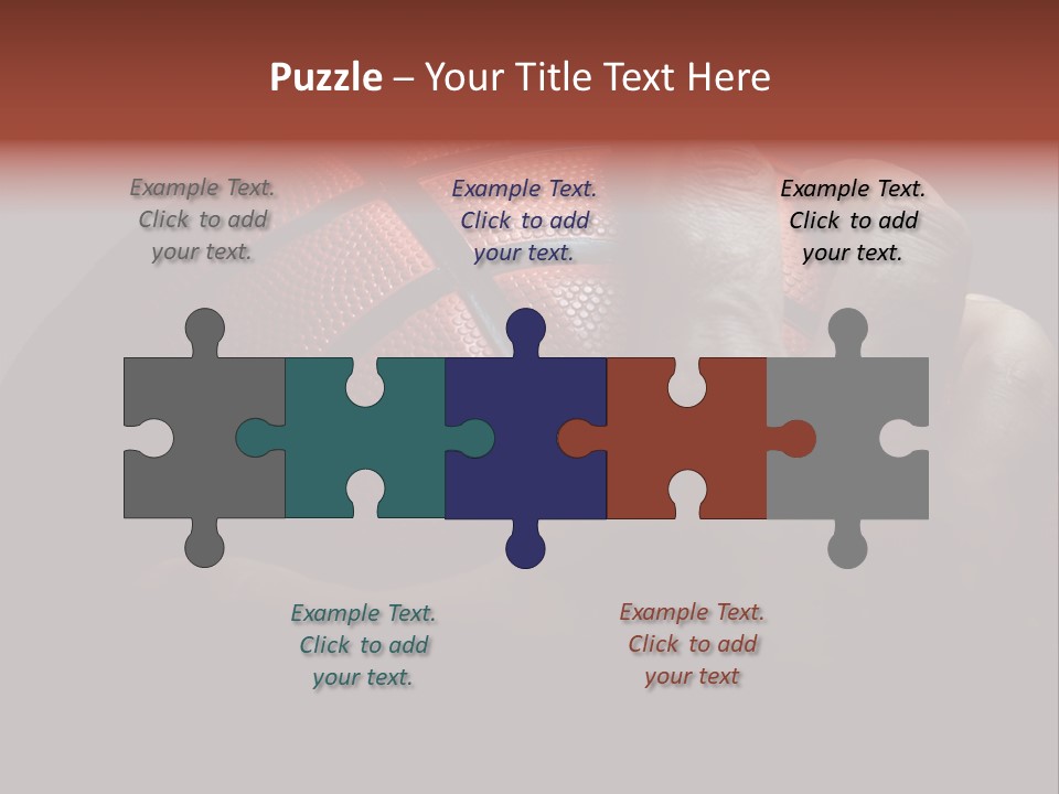 A Person Holding A Basketball In Their Hand PowerPoint Template