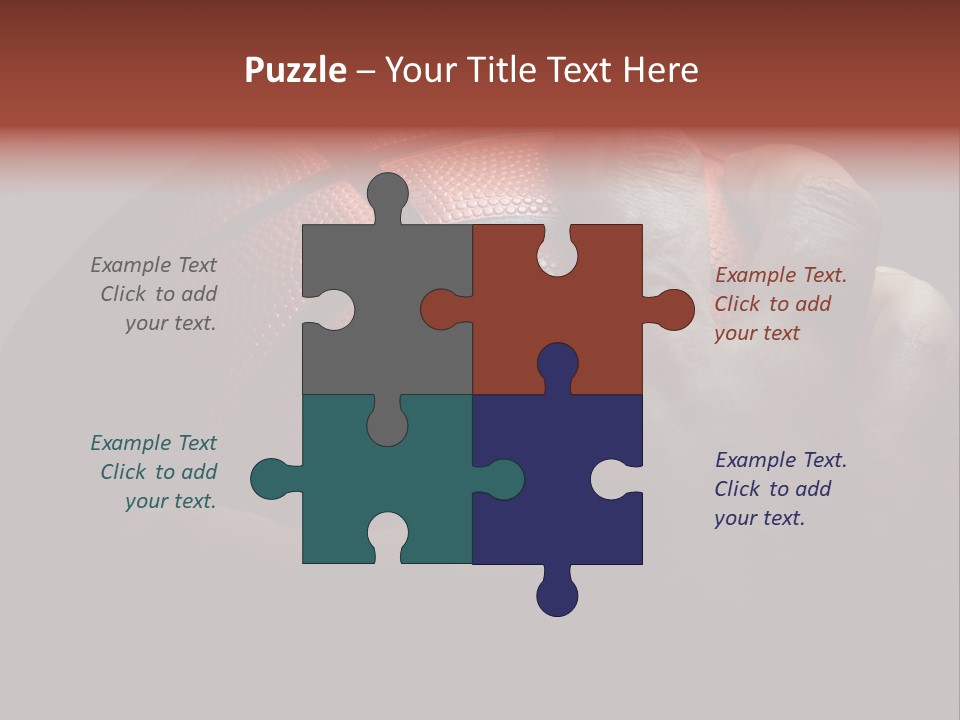 A Person Holding A Basketball In Their Hand PowerPoint Template