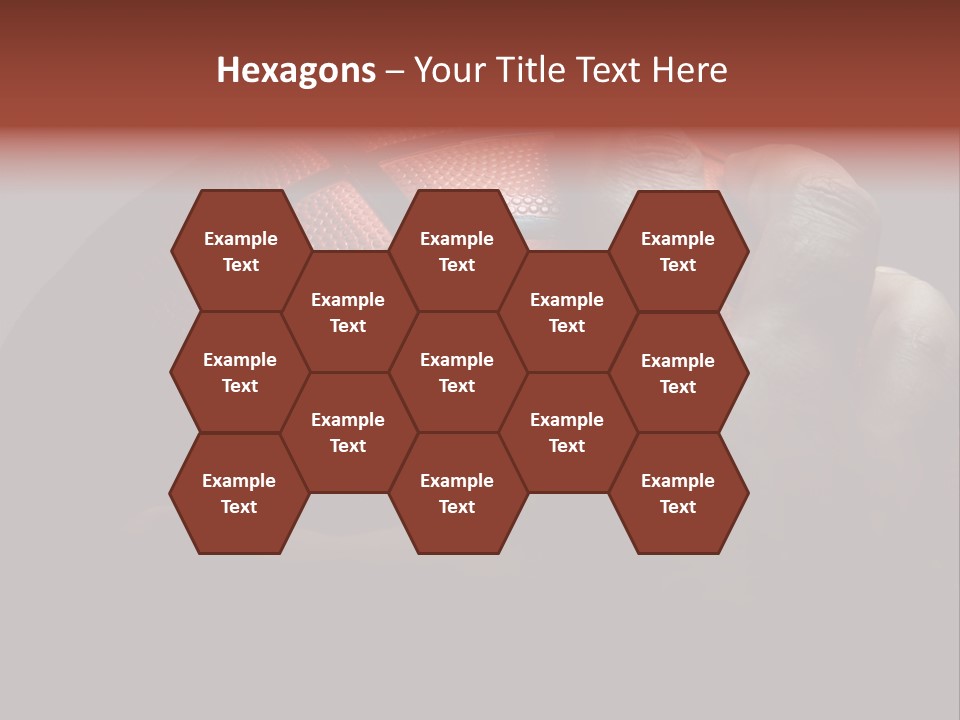 A Person Holding A Basketball In Their Hand PowerPoint Template