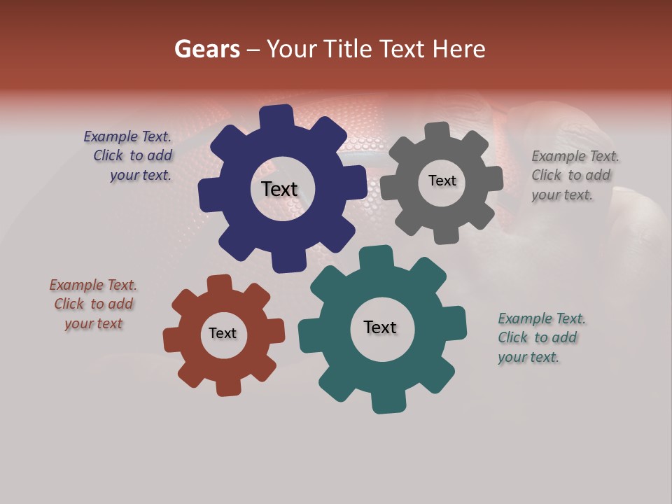 A Person Holding A Basketball In Their Hand PowerPoint Template