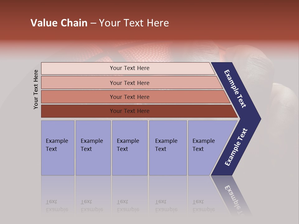 A Person Holding A Basketball In Their Hand PowerPoint Template