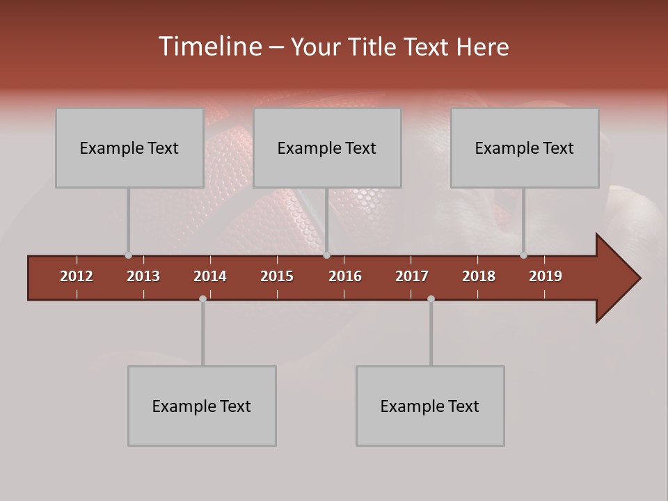 A Person Holding A Basketball In Their Hand PowerPoint Template