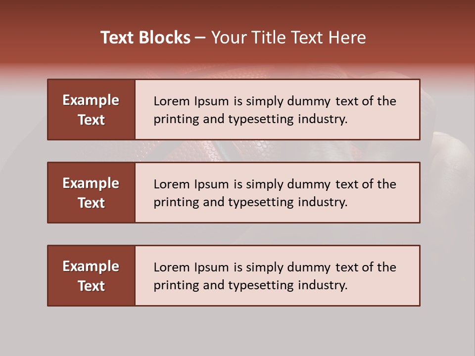 A Person Holding A Basketball In Their Hand PowerPoint Template