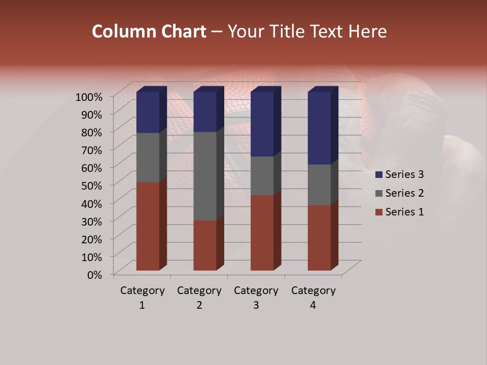 A Person Holding A Basketball In Their Hand PowerPoint Template