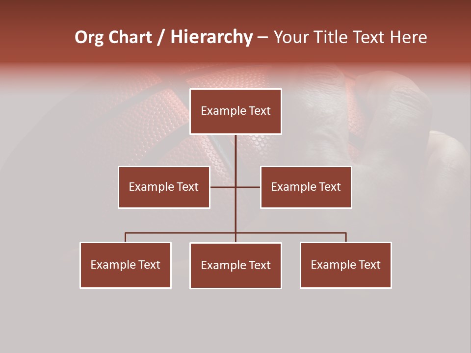 A Person Holding A Basketball In Their Hand PowerPoint Template