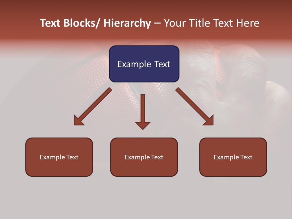 A Person Holding A Basketball In Their Hand PowerPoint Template