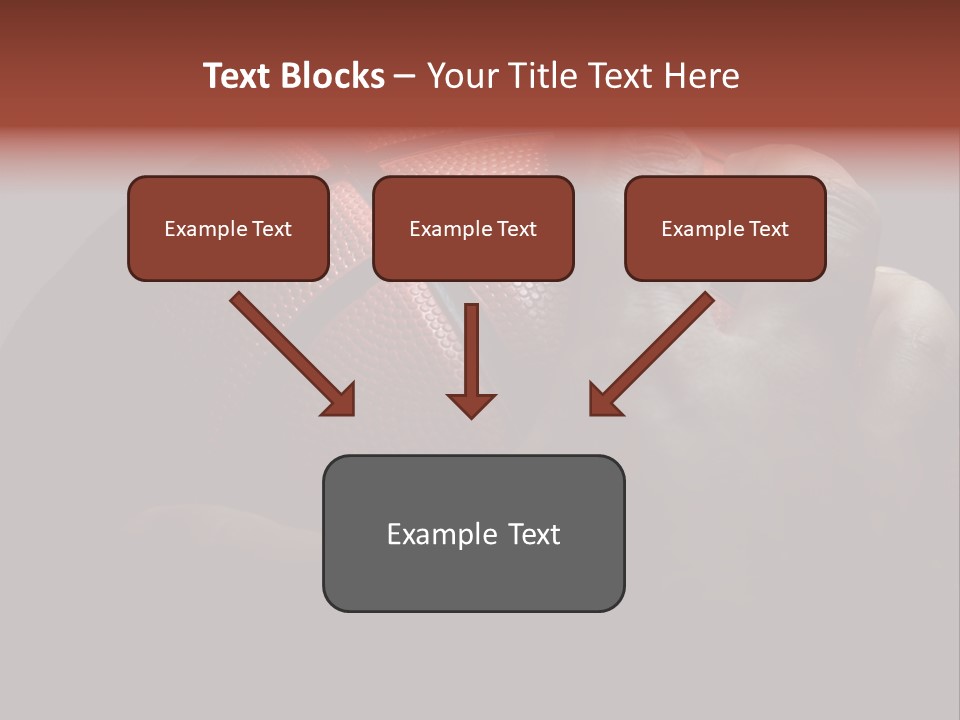 A Person Holding A Basketball In Their Hand PowerPoint Template