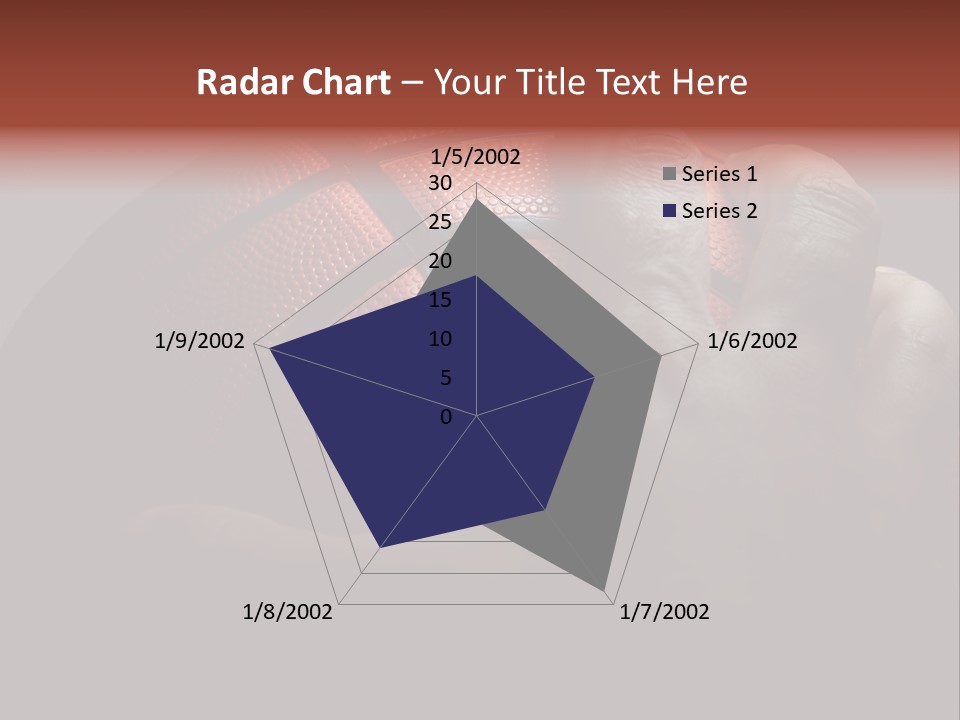 A Person Holding A Basketball In Their Hand PowerPoint Template