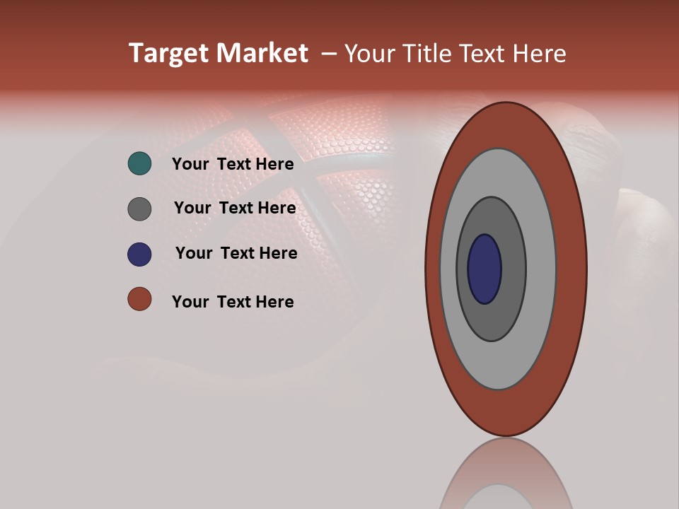 A Person Holding A Basketball In Their Hand PowerPoint Template