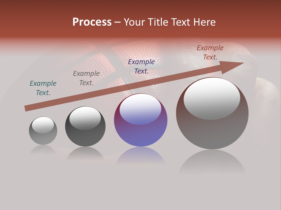 A Person Holding A Basketball In Their Hand PowerPoint Template