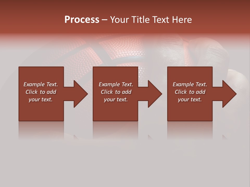 A Person Holding A Basketball In Their Hand PowerPoint Template