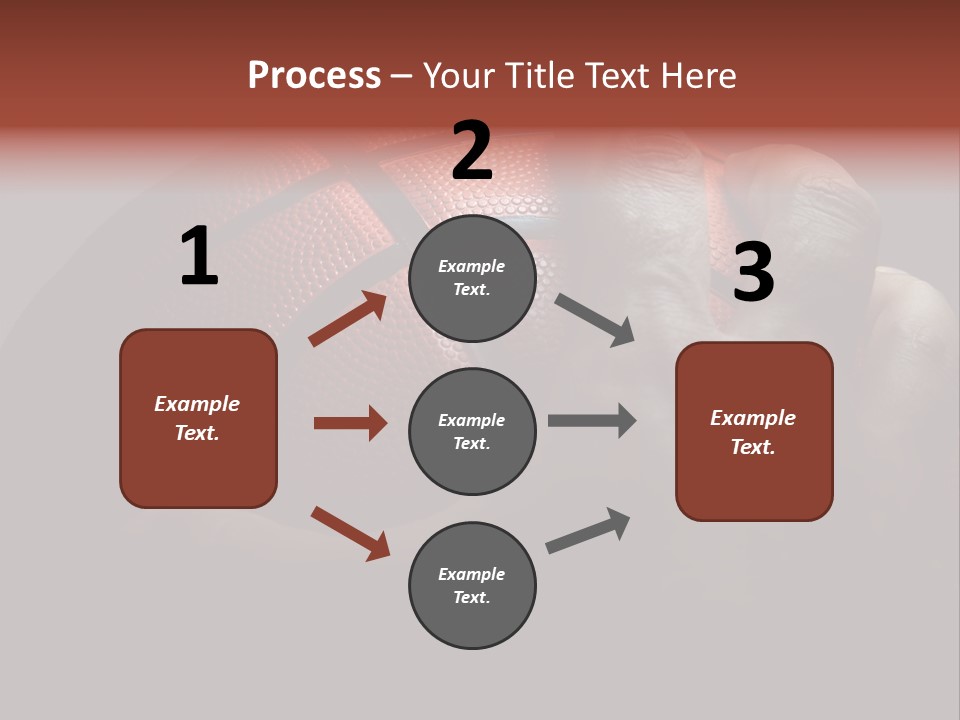 A Person Holding A Basketball In Their Hand PowerPoint Template