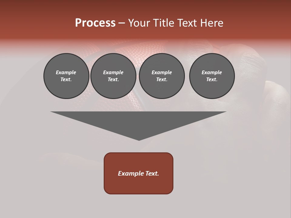 A Person Holding A Basketball In Their Hand PowerPoint Template