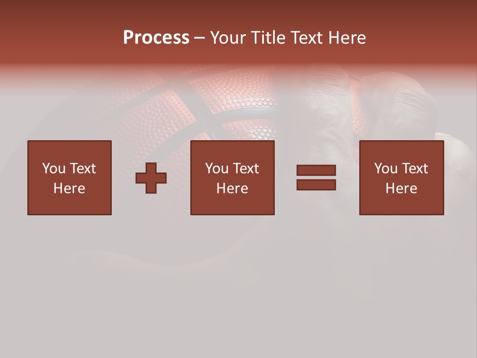 A Person Holding A Basketball In Their Hand PowerPoint Template