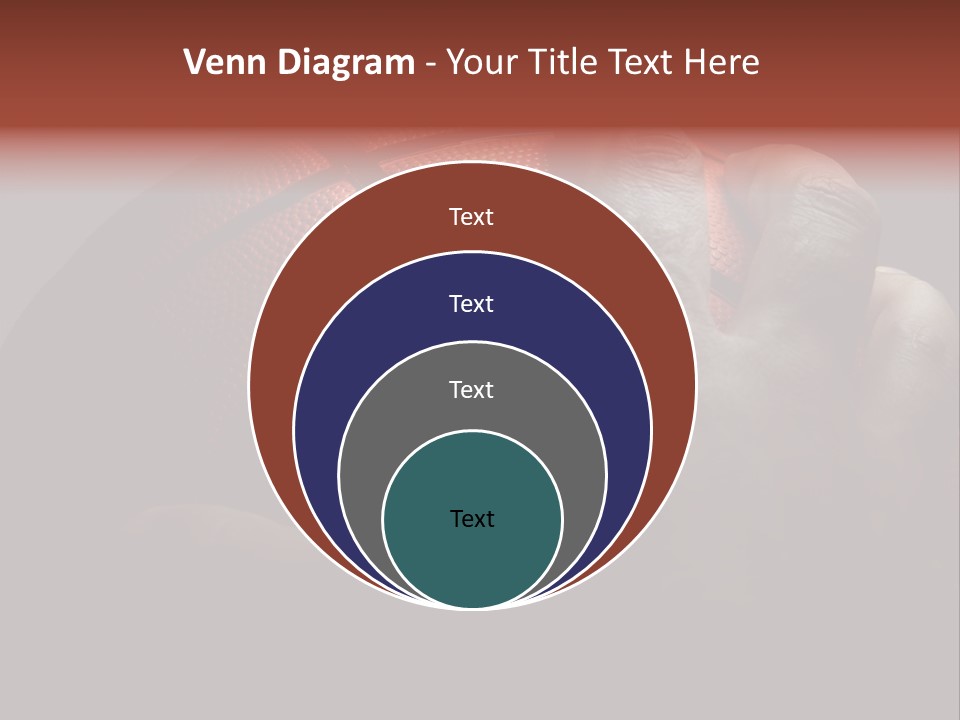 A Person Holding A Basketball In Their Hand PowerPoint Template