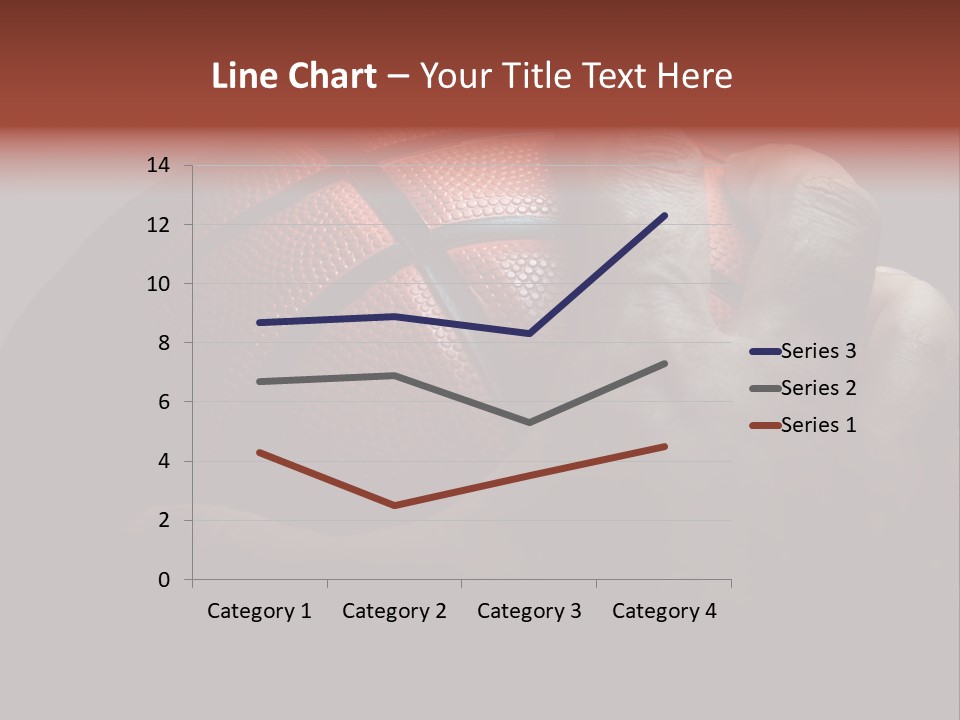 A Person Holding A Basketball In Their Hand PowerPoint Template
