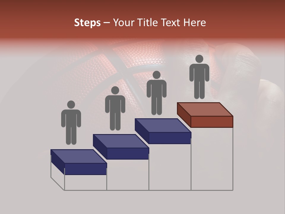 A Person Holding A Basketball In Their Hand PowerPoint Template