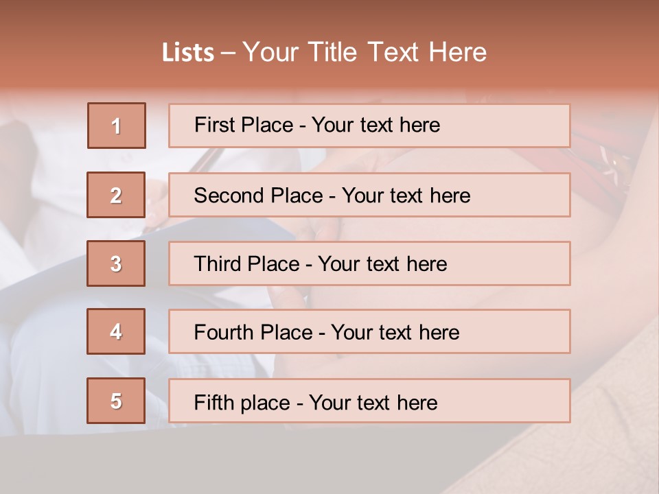 Joy Relaxing Belly PowerPoint Template