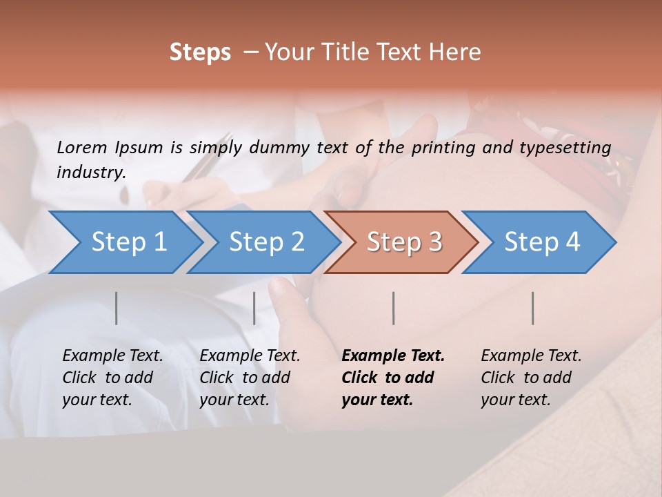 Joy Relaxing Belly PowerPoint Template