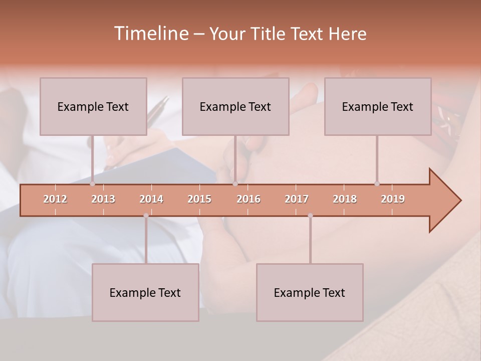 Joy Relaxing Belly PowerPoint Template