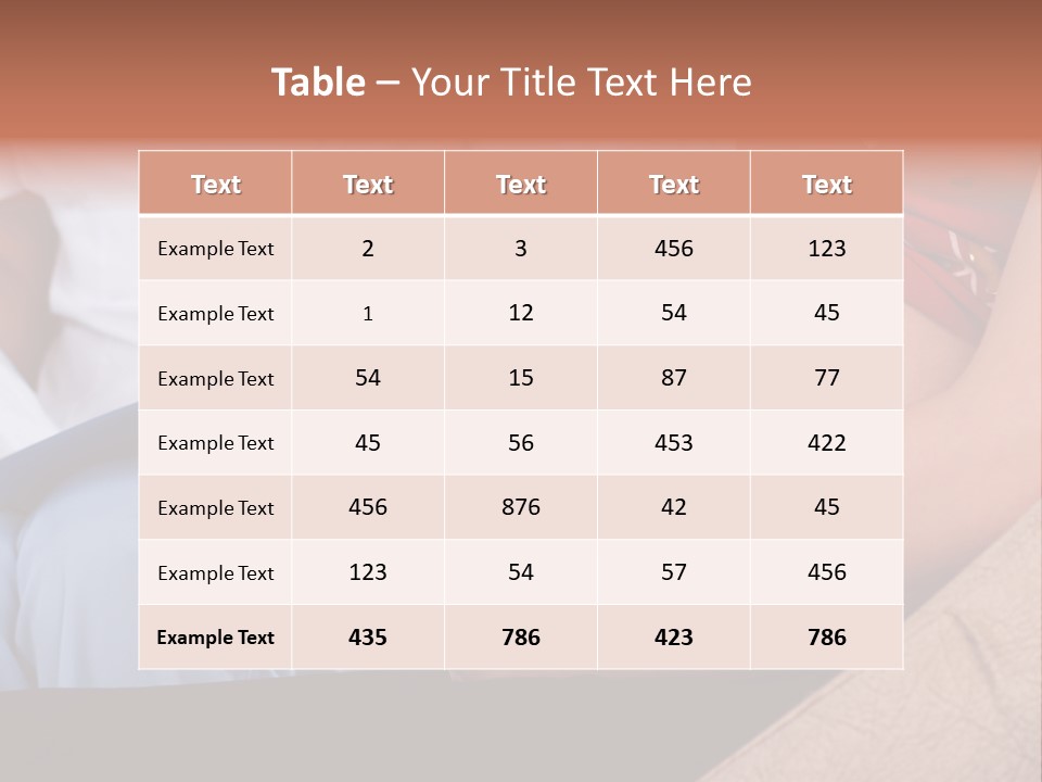 Joy Relaxing Belly PowerPoint Template