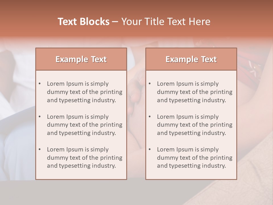 Joy Relaxing Belly PowerPoint Template