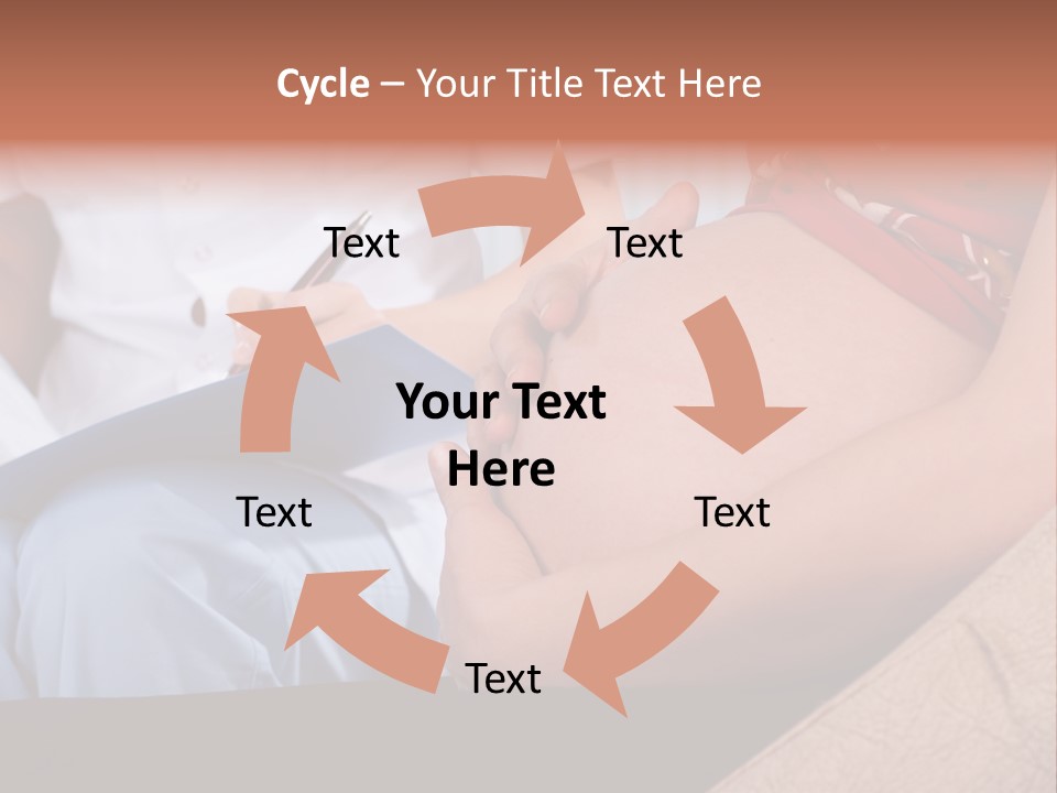 Joy Relaxing Belly PowerPoint Template