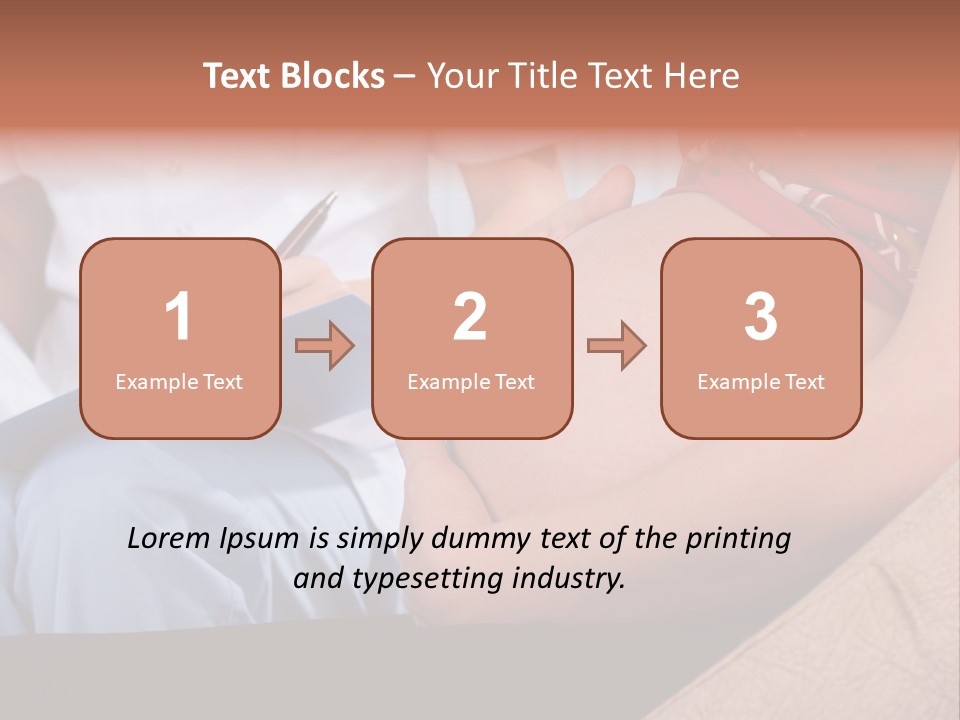 Joy Relaxing Belly PowerPoint Template