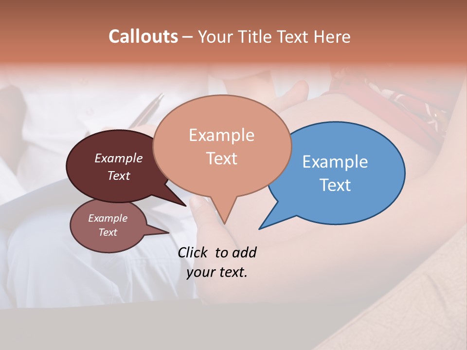 Joy Relaxing Belly PowerPoint Template