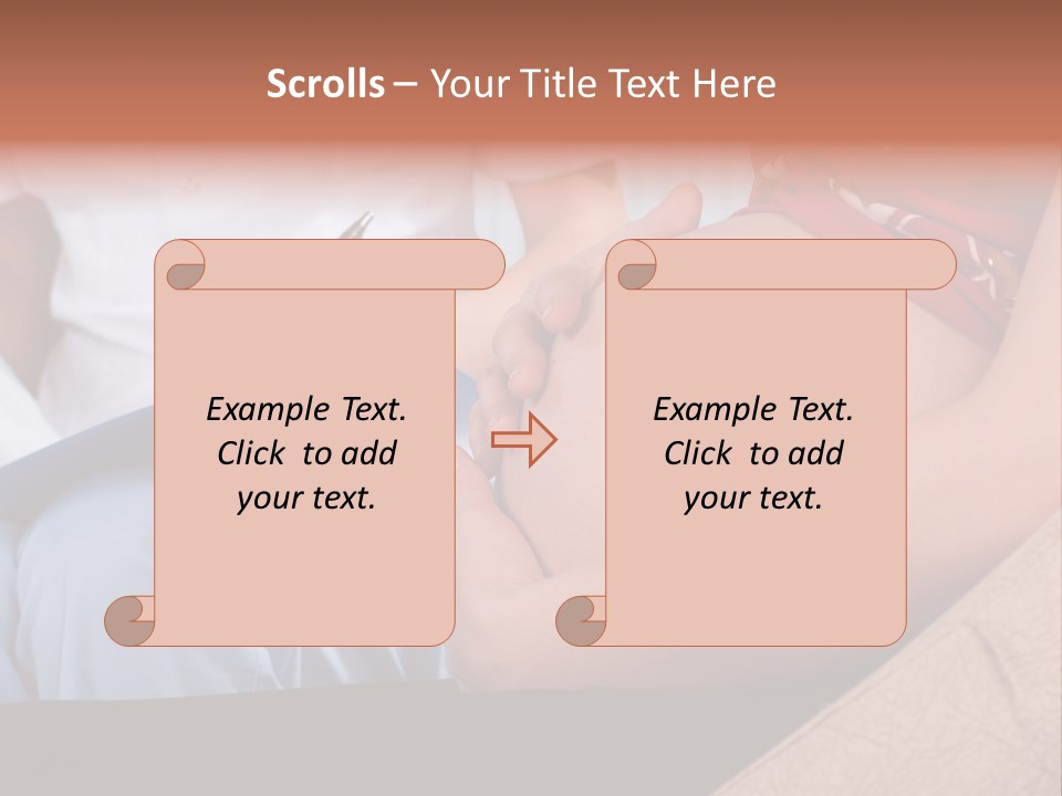 Joy Relaxing Belly PowerPoint Template