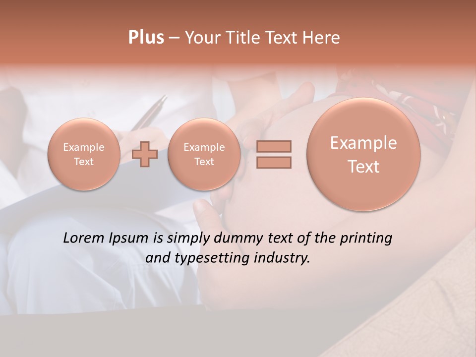 Joy Relaxing Belly PowerPoint Template