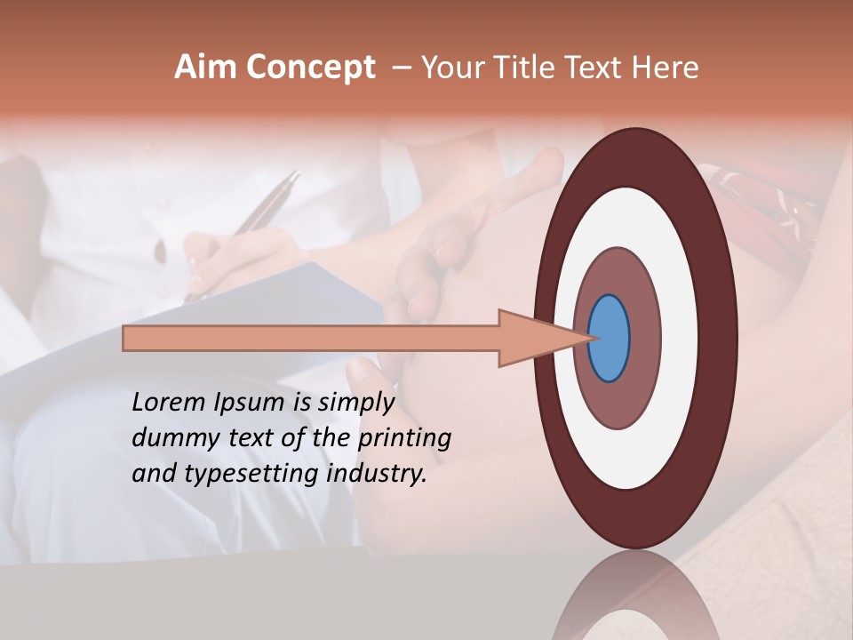 Joy Relaxing Belly PowerPoint Template