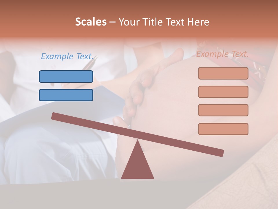Joy Relaxing Belly PowerPoint Template
