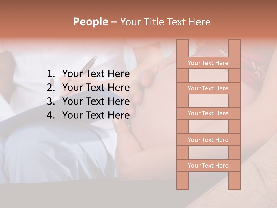 Joy Relaxing Belly PowerPoint Template