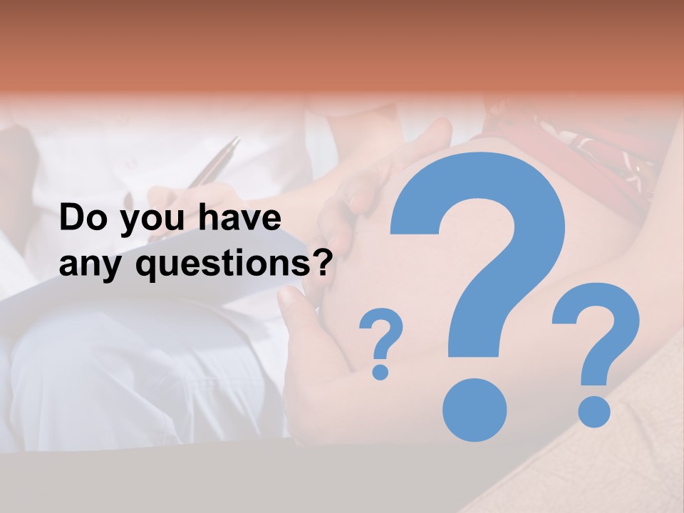 Joy Relaxing Belly PowerPoint Template