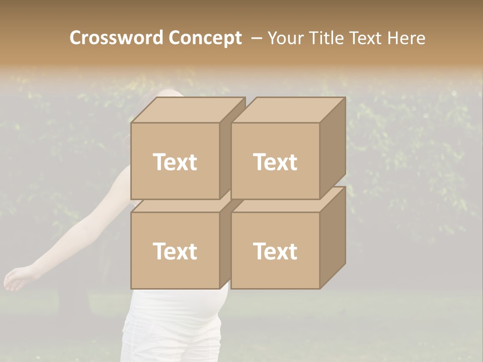 Joy Relaxing Belly PowerPoint Template