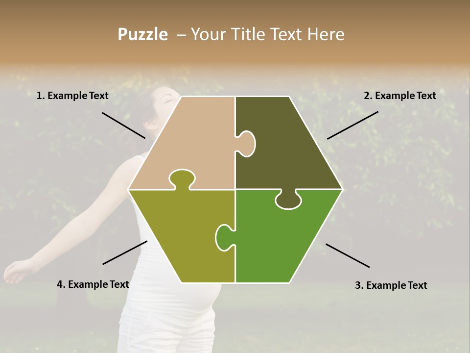 Joy Relaxing Belly PowerPoint Template