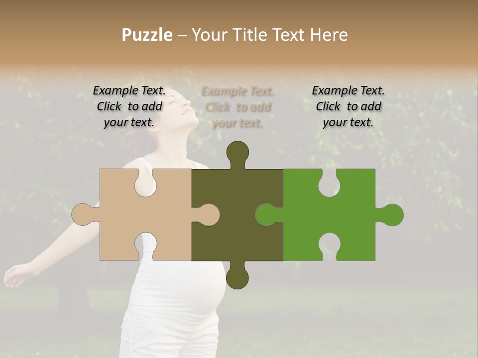 Joy Relaxing Belly PowerPoint Template