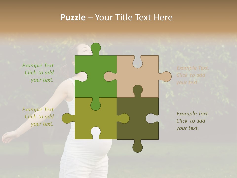 Joy Relaxing Belly PowerPoint Template