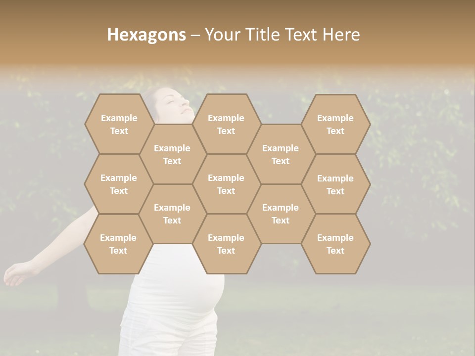 Joy Relaxing Belly PowerPoint Template