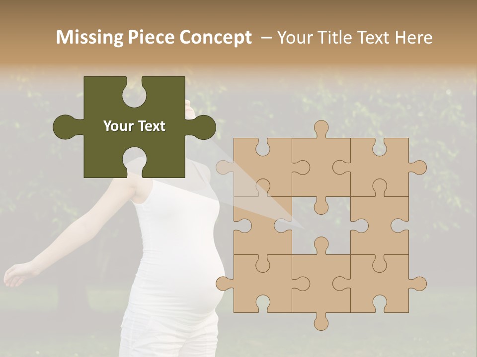 Joy Relaxing Belly PowerPoint Template