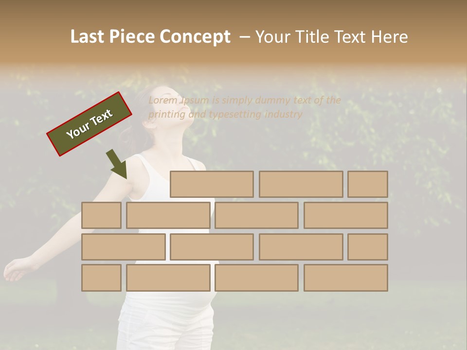 Joy Relaxing Belly PowerPoint Template