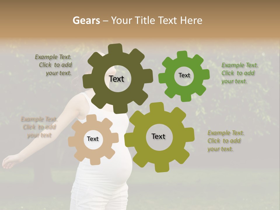 Joy Relaxing Belly PowerPoint Template