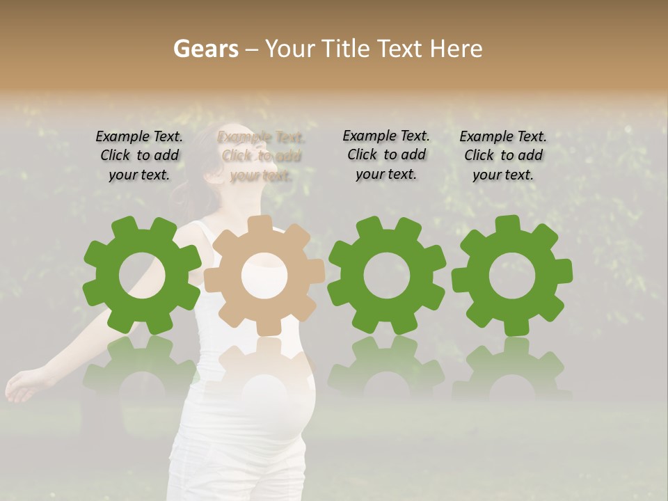 Joy Relaxing Belly PowerPoint Template