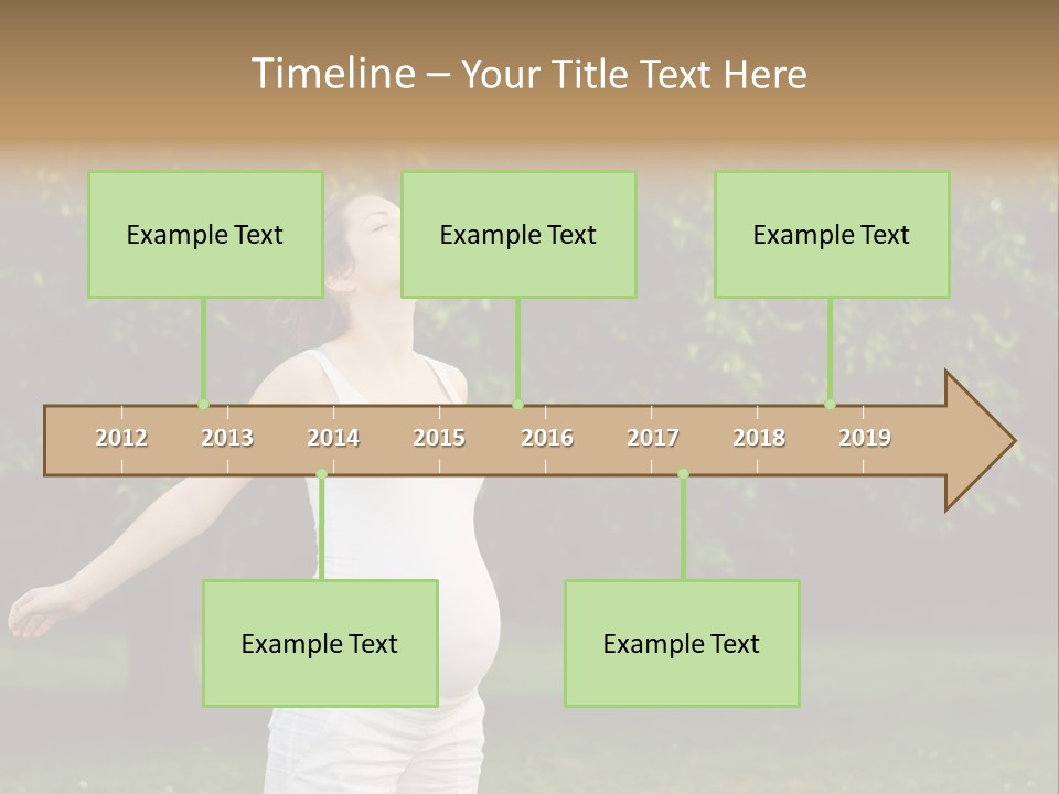Joy Relaxing Belly PowerPoint Template