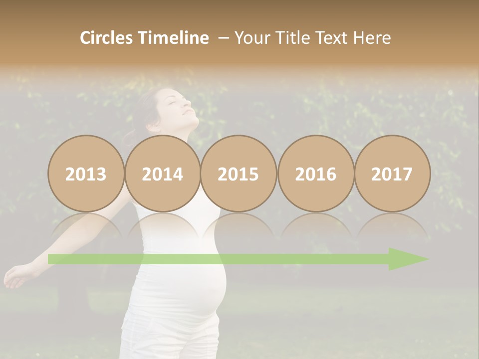 Joy Relaxing Belly PowerPoint Template