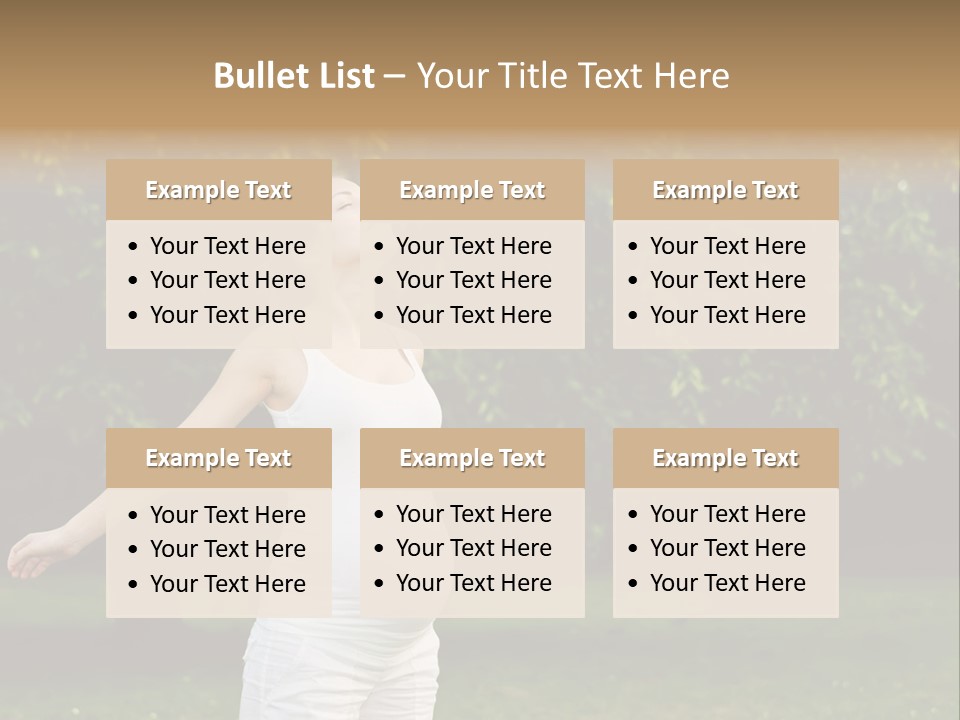 Joy Relaxing Belly PowerPoint Template